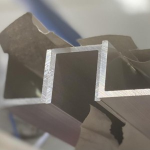 ALU-U PROF 80mm x 40mm x 5mm EN AW-6060T6